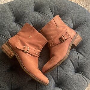 Sperry Brown Ankle Booties with Buckle